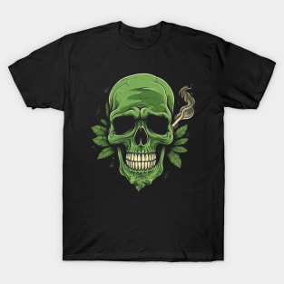 Cannabis Sugar Skull T-Shirt